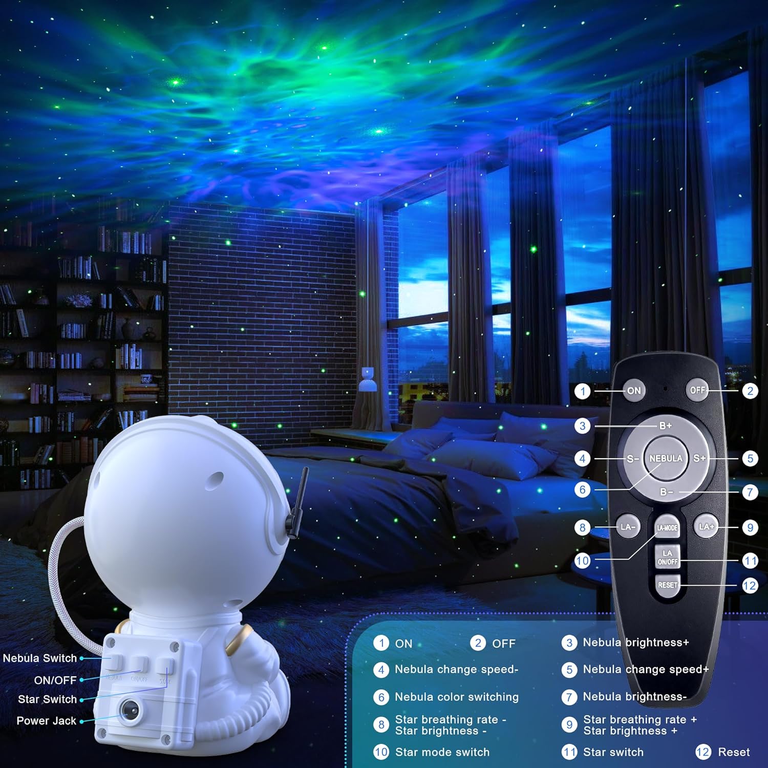 Lampe Veilleuse Astronaute